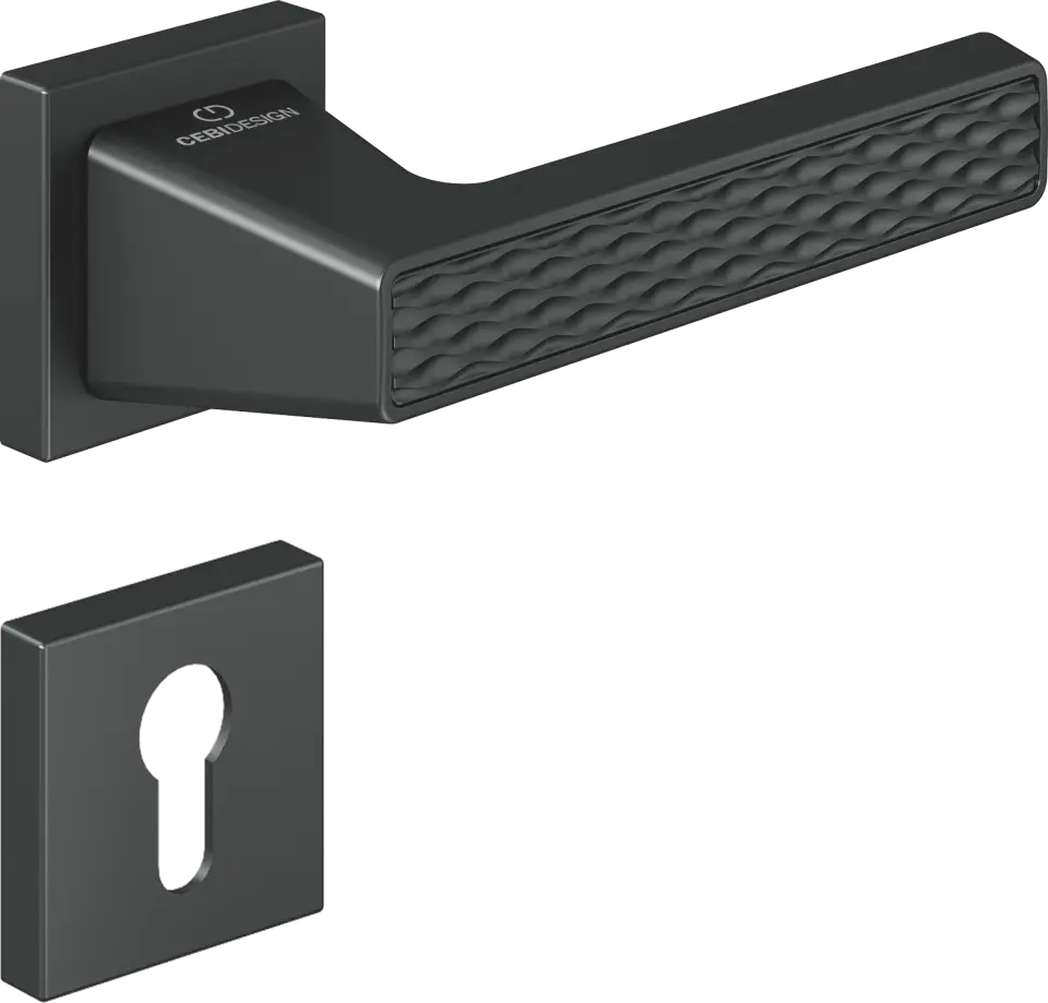 Çebi C5296 Wave Artline Kapı Kolu PC27 (Antrasit Saten) - Yale