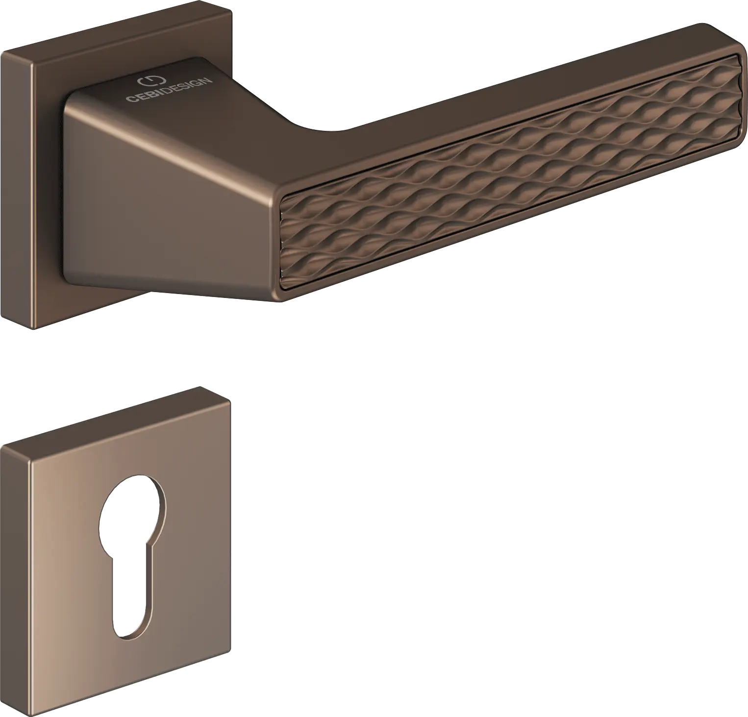 Çebi C5296 Wave Artline Kapı Kolu PC29 (Metalik Bronz) - Yale