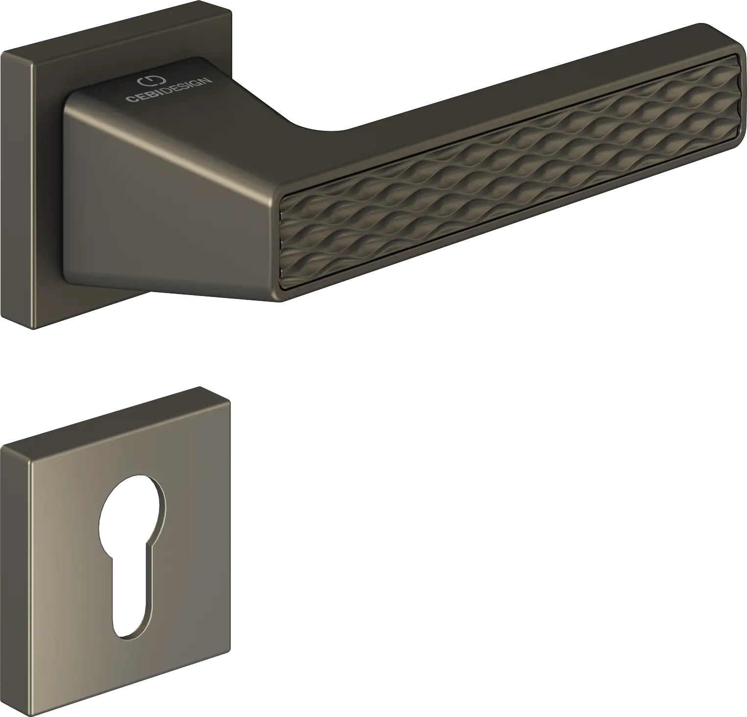Çebi C5296 Wave Artline Kapı Kolu PC36 (Metalik Kahve) - Yale