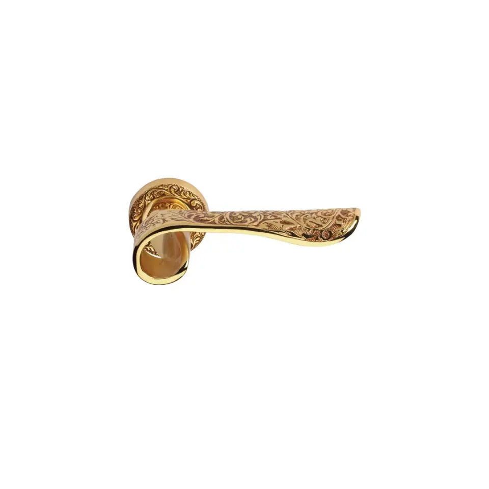 Vista D’oro Conchiglia Rustikli Kapı Kolu 24 Ayar Altın Kaplama