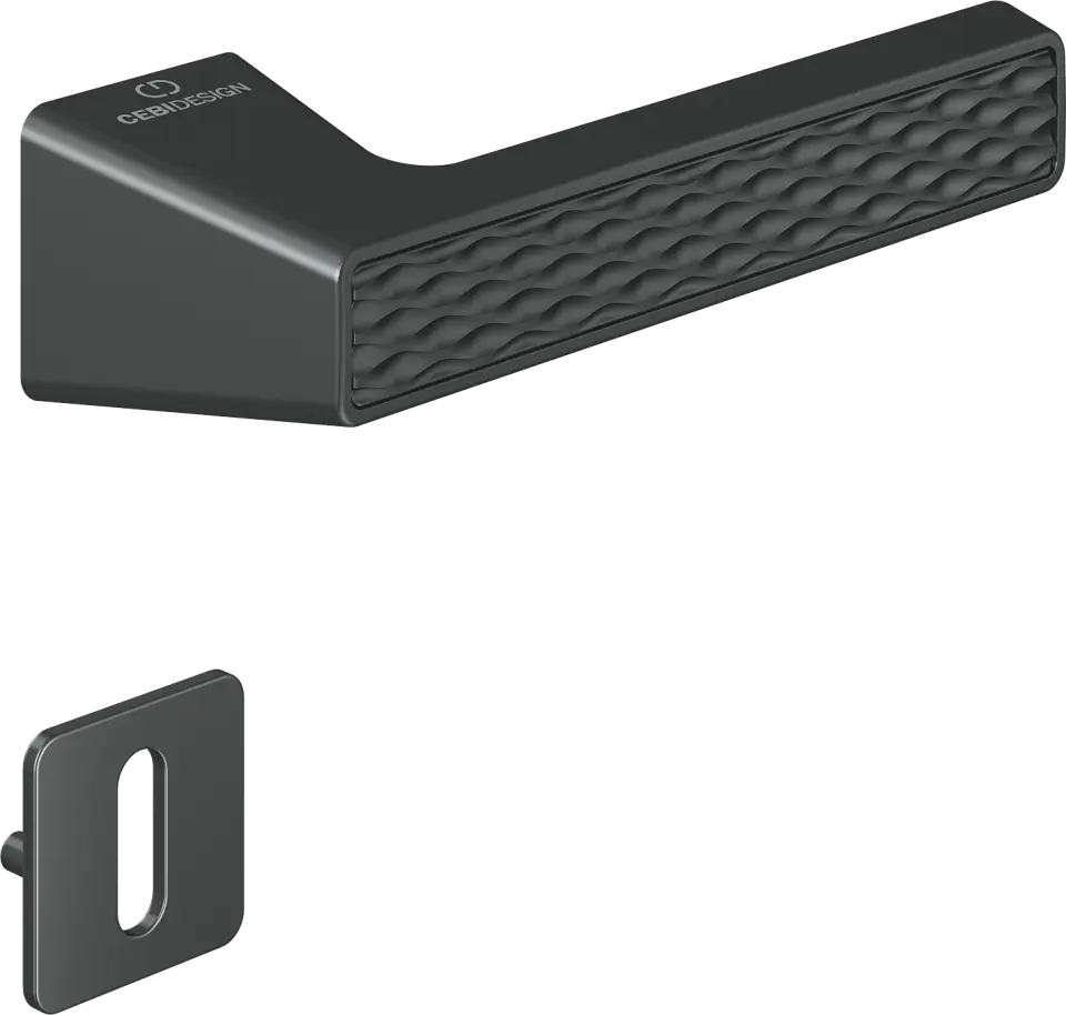 Çebi C5296 Wave Artline Kapı Kolu Oda - PC27 (Antrasit Saten)