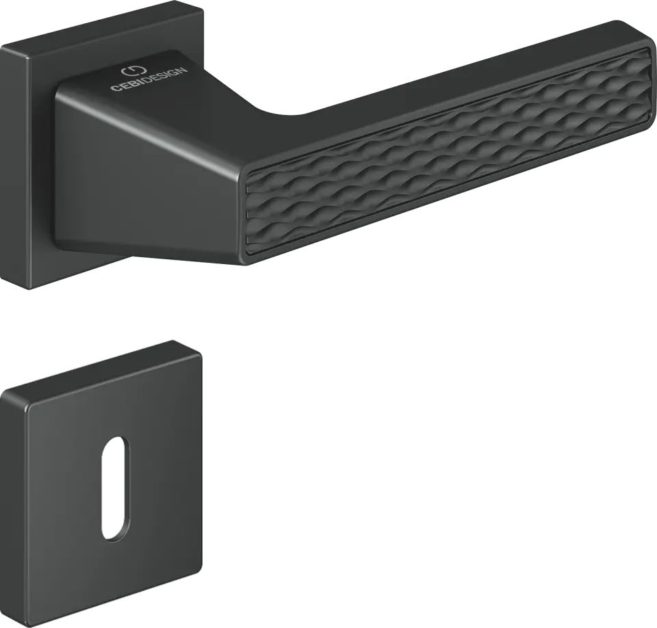 Çebi C5296 Wave Artline Kapı Kolu Oda - PC27 (Antrasit Saten)