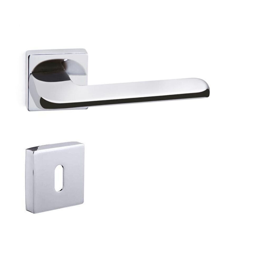 System ATLAS Rozetli Kapı Kolu Krom Renk (HA170RO11 CR)