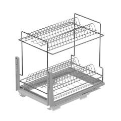Zemin Bağlantılı Gizli Raylı Tezgah Altı Tabaklık 300 mm