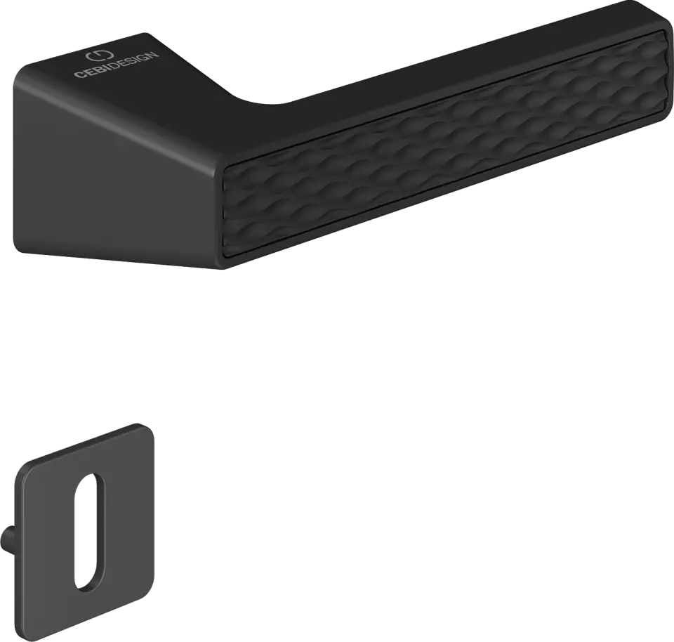 Çebi C5296 Wave Artline Kapı Kolu Oda - PC24 (Mat Siyah)