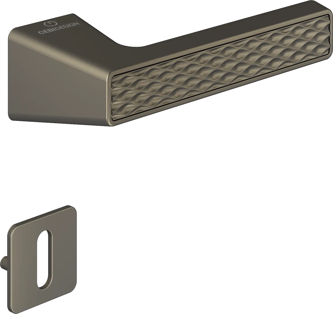 Çebi C5296 Wave Artline Kapı Kolu Oda - PC36 (Metalik Kahve)