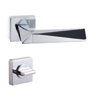 System AGATE Rozetli Kapı Kolu Crom Renk (HA111RO11 CR)