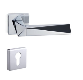 System AGATE Rozetli Kapı Kolu Crom Renk (HA111RO11 CR)