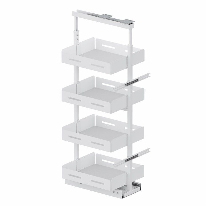 Unique Box Gizli Raylı Frenli Kiler 1550-1700 mm | 500 mm Kapak Uyumlu