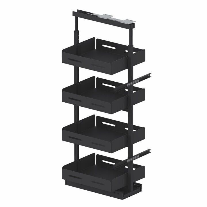 Unique Box Gizli Raylı Frenli Kiler 1700-1850 mm | 300 mm Kapak Uyumlu