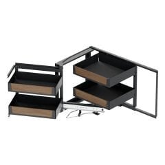 Unique Wood Kapaga Monte Kör Köşe Mekanizması Sol - Antrasit