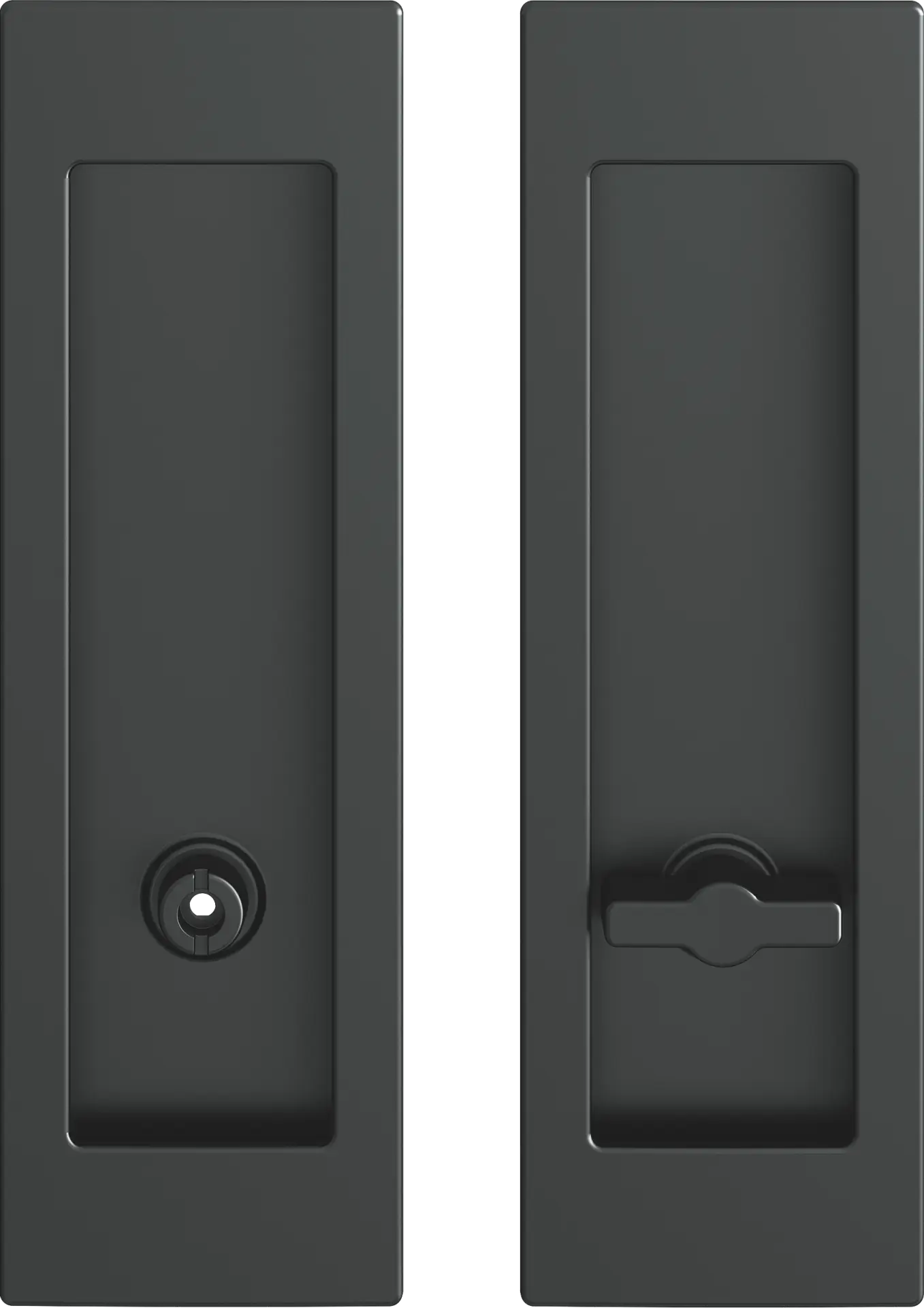 Cebi Design D1233 Kayar Kapı Kolu PC27 (Antrasit Saten)