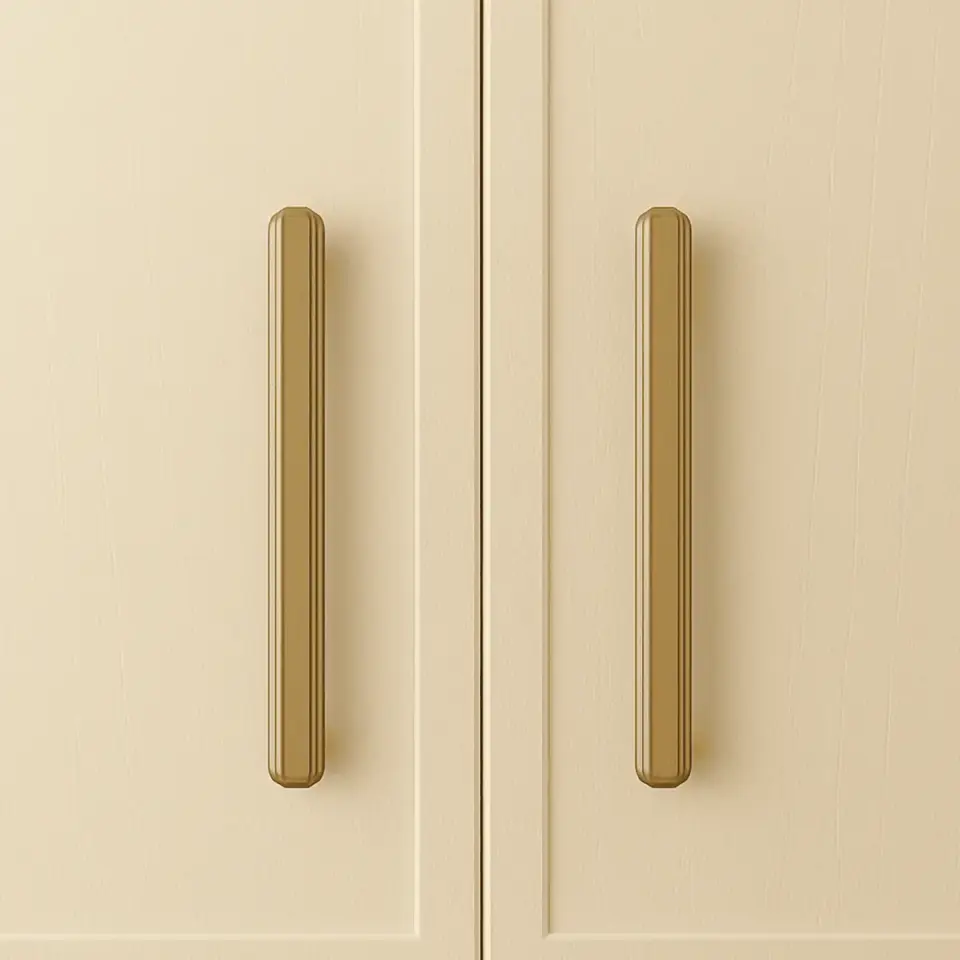 Vista D’oro Arch Çekmece Kulp Saten Sarı