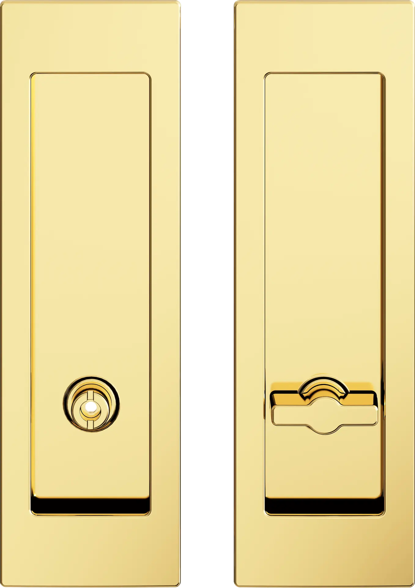 Cebi Design D1233 Kayar Kapı Kolu MP11 (Parlak Altın)