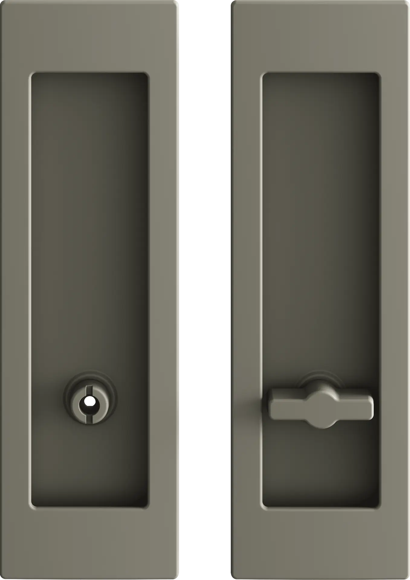 Cebi Design D1233 Kayar Kapı Kolu PC04 (Mat İnoks)