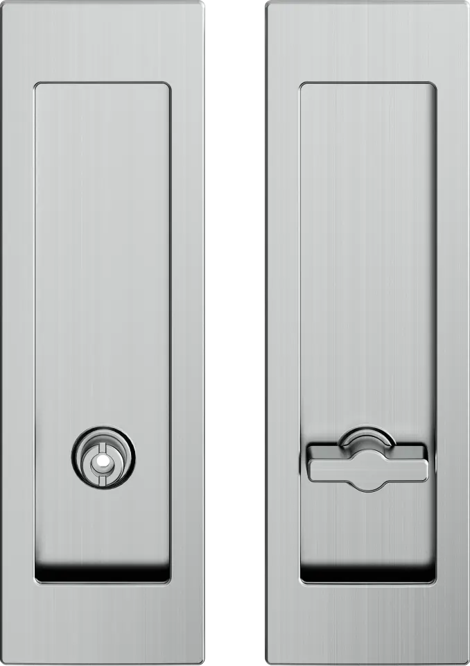 Cebi Design D1233 Kayar Kapı Kolu MP19 (Fırçalanmış Krom)
