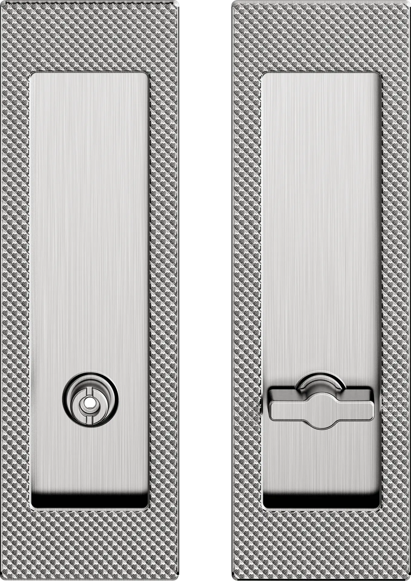Cebi Design D1284 WC Kayar Kapı Kolu MP08 ( Parlak Fırçalanmış Inox)