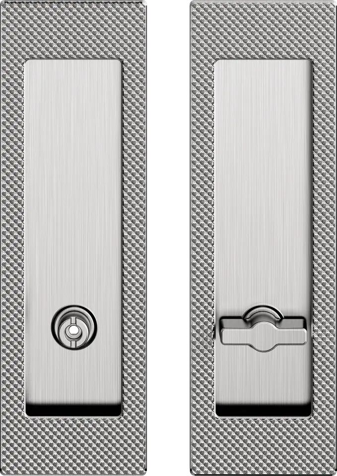 Cebi Design D1284 WC Kayar Kapı Kolu MP08 ( Parlak Fırçalanmış Inox)