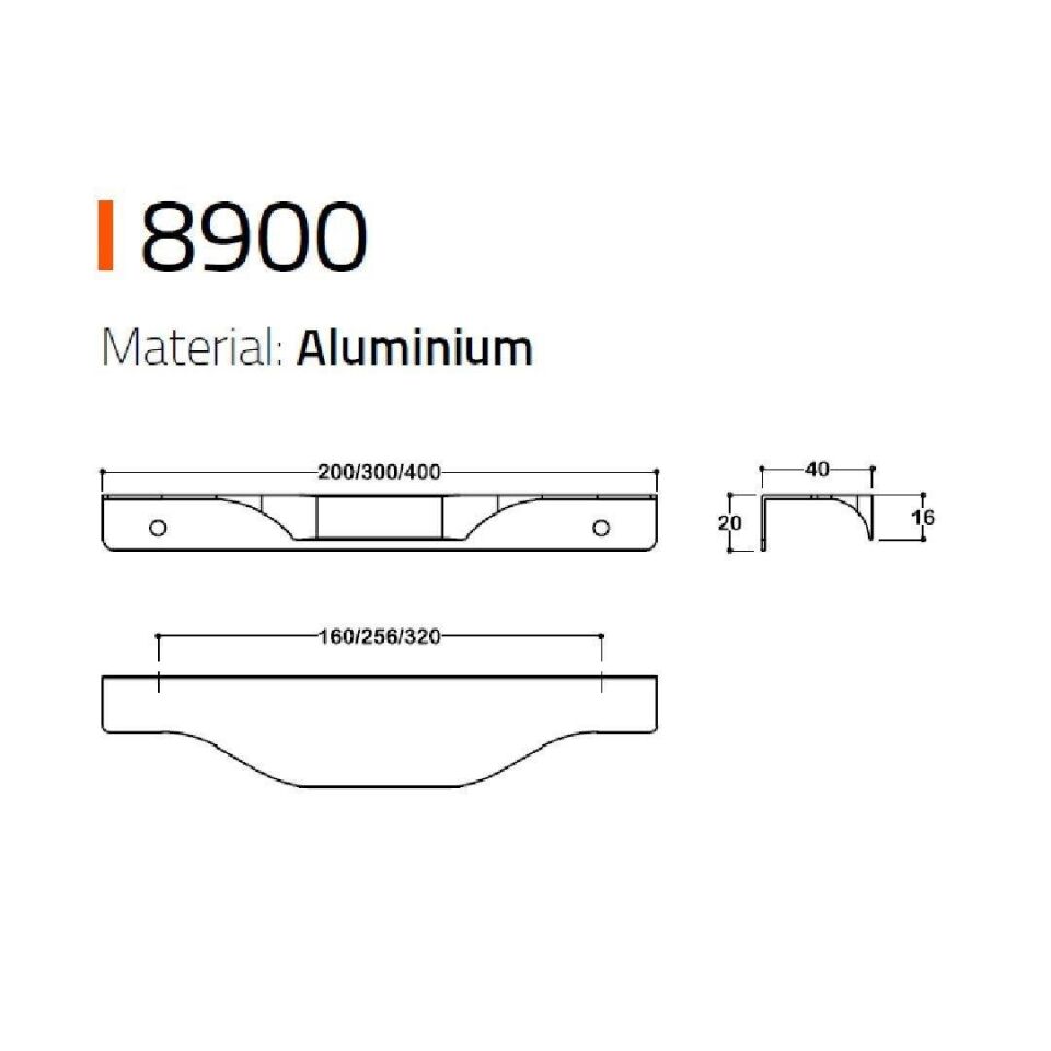 System 8900 Antik Renk Entegre Kulp