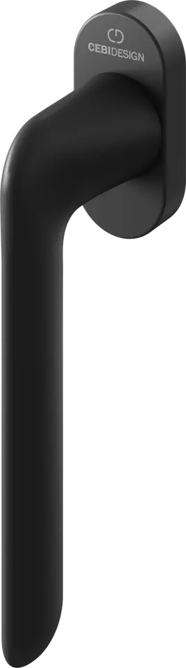 Cebi Design A5222 Neta Seri Pencere Kolu PC24 (Mat Siyah)