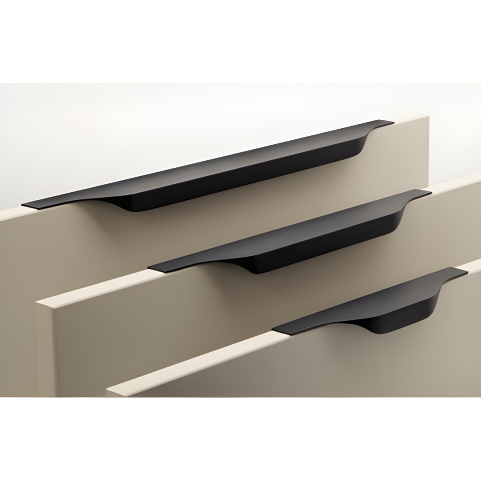 System 8900 Siyah Renk Entegre Kulp