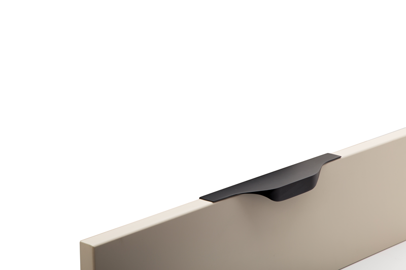 System 8900 Siyah Renk Entegre Kulp 160 mm (SY8900 0160 AL6)