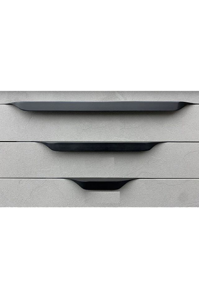 System 8900 Siyah Renk Entegre Kulp 320 mm (SY8900 0320 AL6)