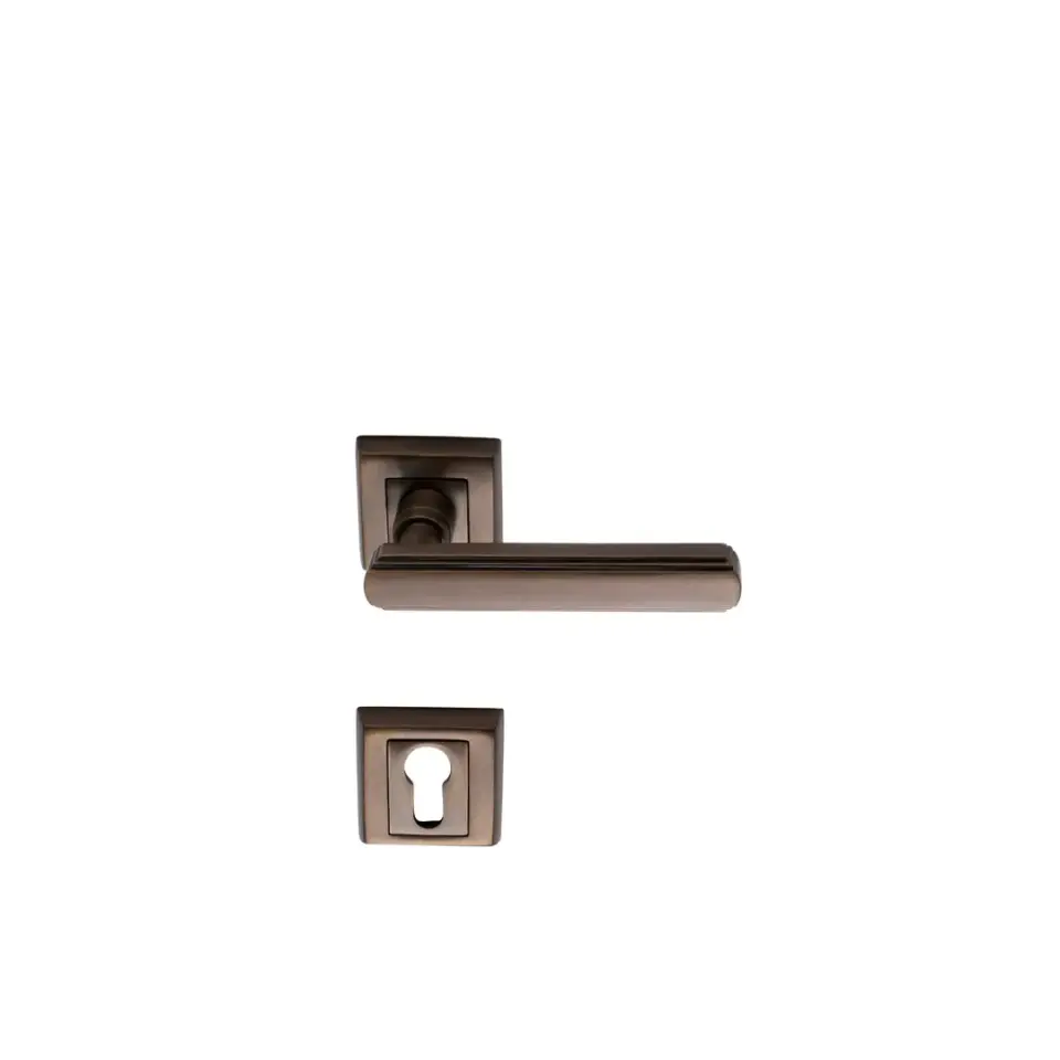 Arch Rozetli Kapı Kolu Koyu Sarı Oksit Yale