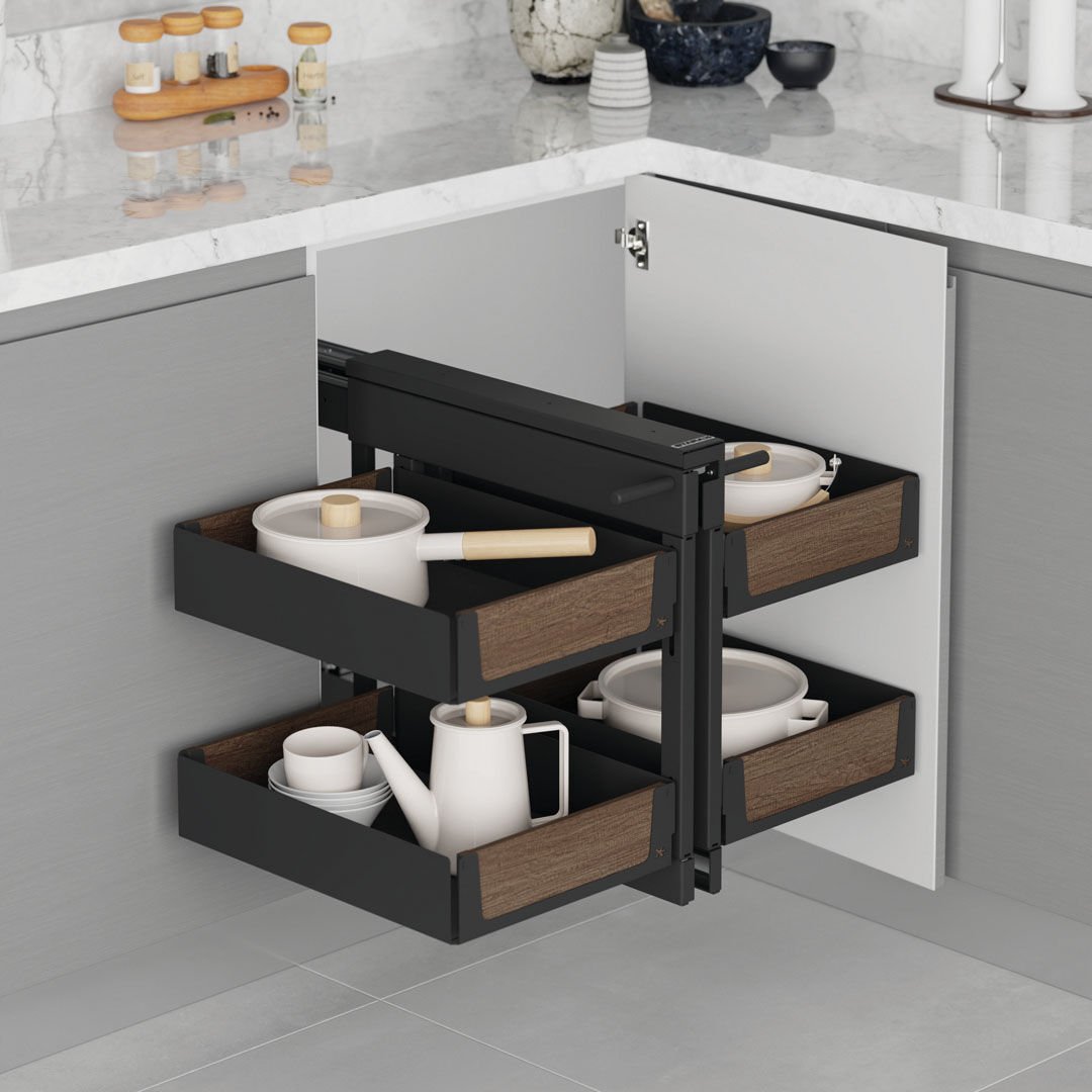 Unique Wood Bağımsız Kör Köşe Mekanizması Antrasit