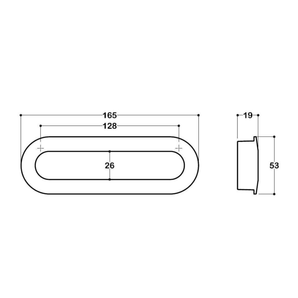 System 7471 Saten Renk Entegre Kulp 128 mm (SY7471 0128 NBM)