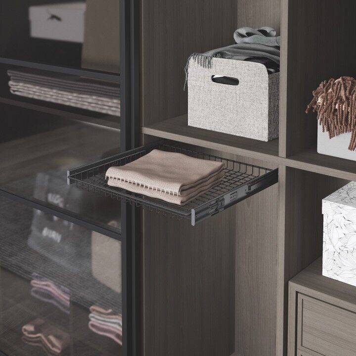 Teleskopik Raylı Çok Amaçlı Sepet (Küçük Boy) 500 mm