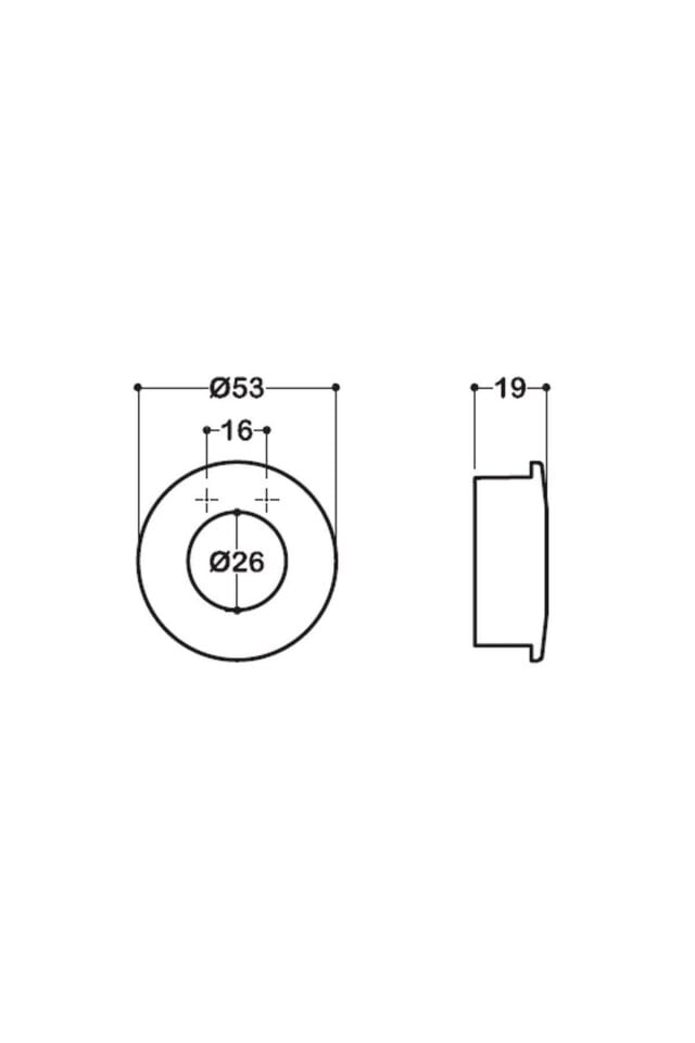 System 7480 Siyah Renk Entegre Kulp 16 mm (SY7480 0016 AL6)