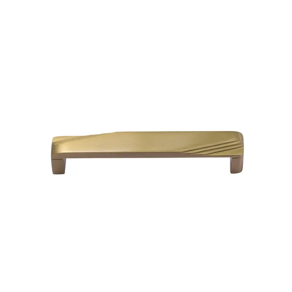 Vista D’oro Edge Çekmece Kulp Saten Sarı