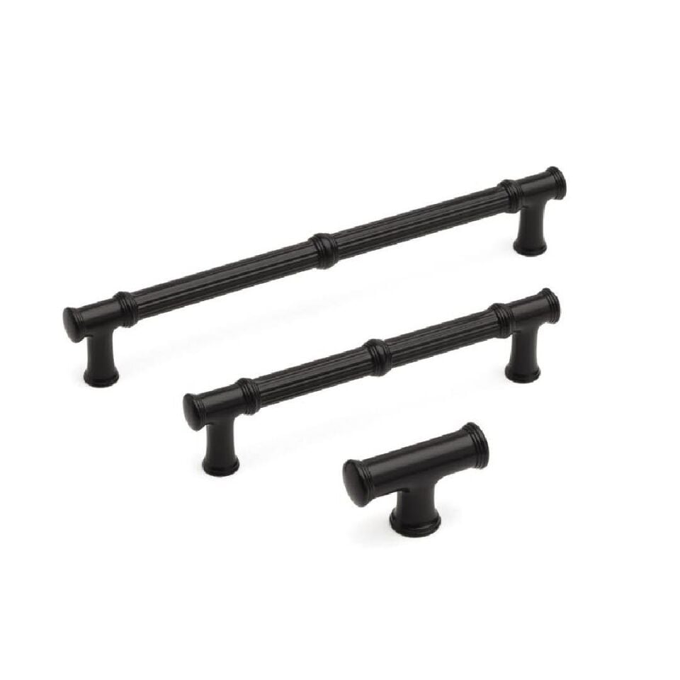 SYSTEM 4227 Siyah Renk Klasik Kulp 128 mm (SY4227 0128 AL6)