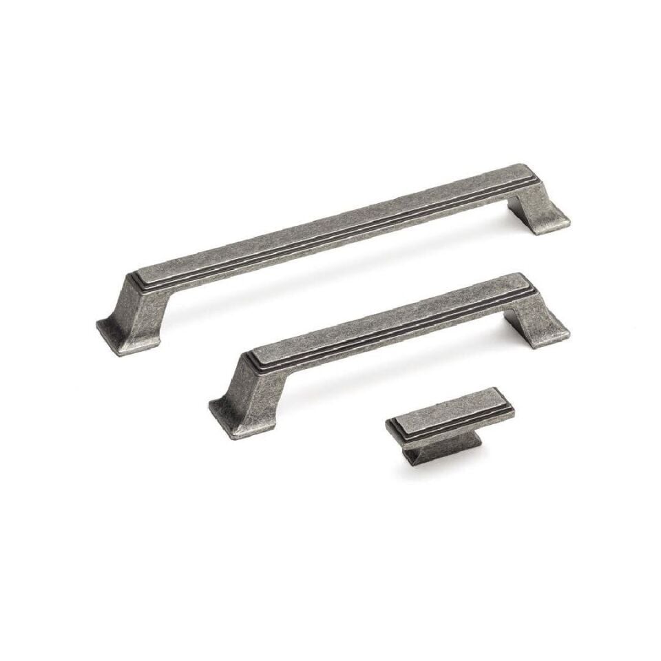 SYSTEM 4235 Antik Gümüş Renk Klasik Kulp