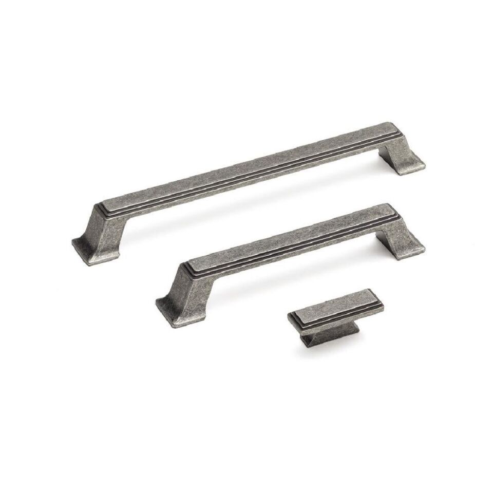 SYSTEM 4235 Antik Gümüş Renk Klasik Kulp 192 mm (SY4235 0192 OSM)