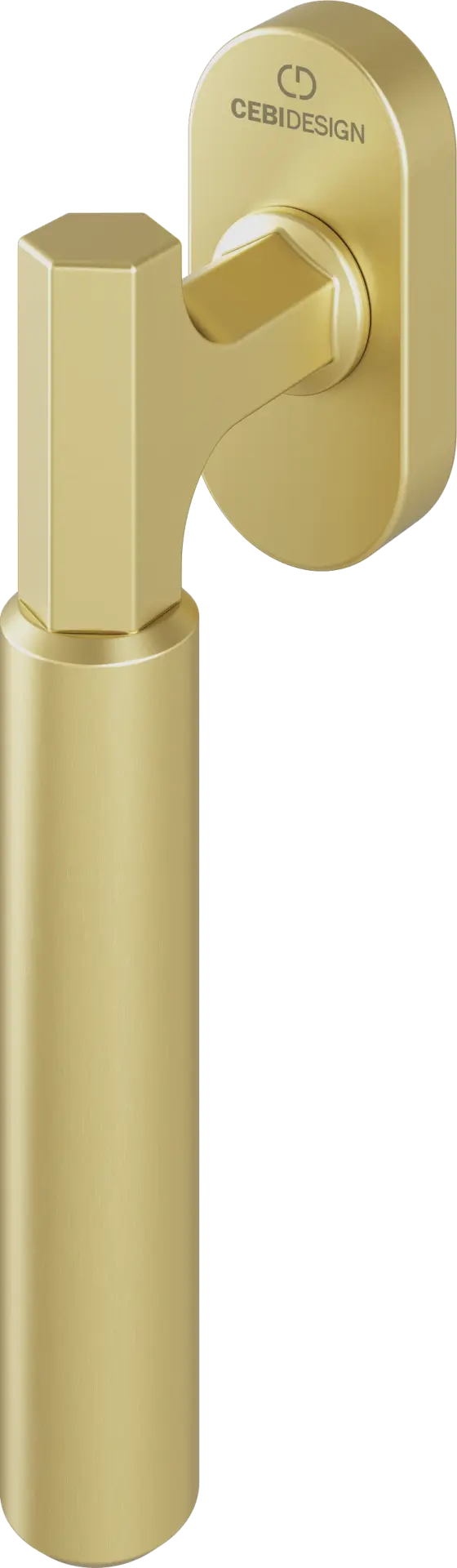 Çebi A5182 Mood-F Seri Pencere Kolu PC35 (Mat Pirinç)