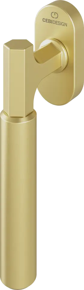 Çebi A5182 Mood-F Seri Pencere Kolu PC35 (Mat Pirinç)