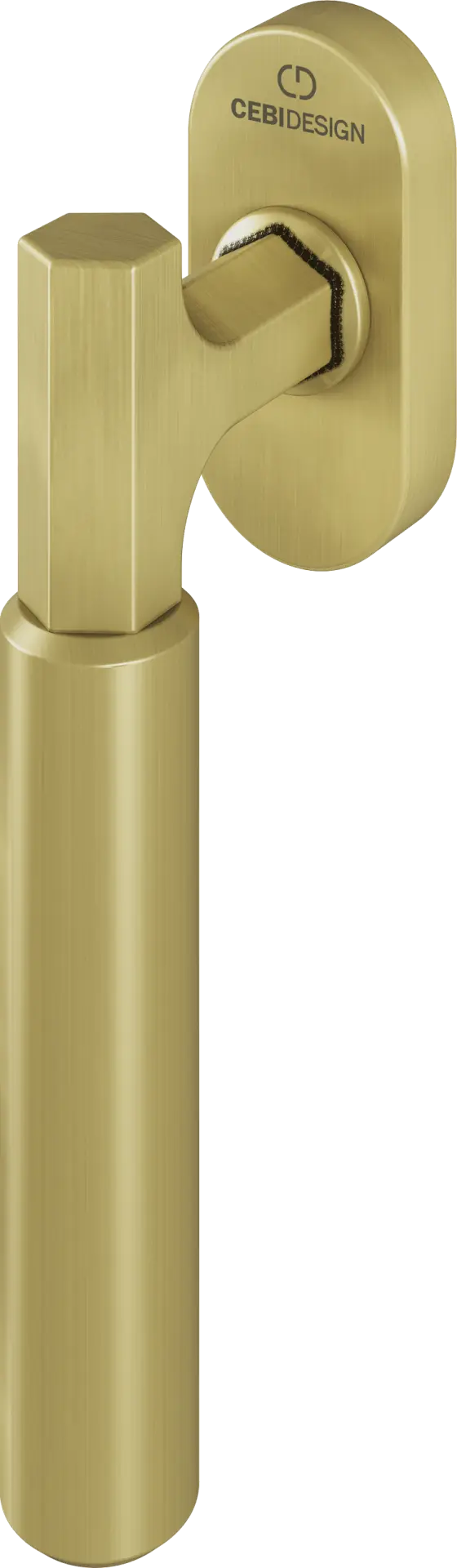 Çebi A5182 Mood-F Seri Pencere Kolu MP30 (Fırçalanmış Antik Pirinç)