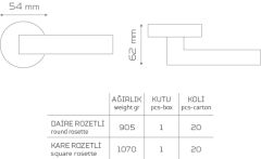 OFİS-896 Rozetli Kapı Kolu