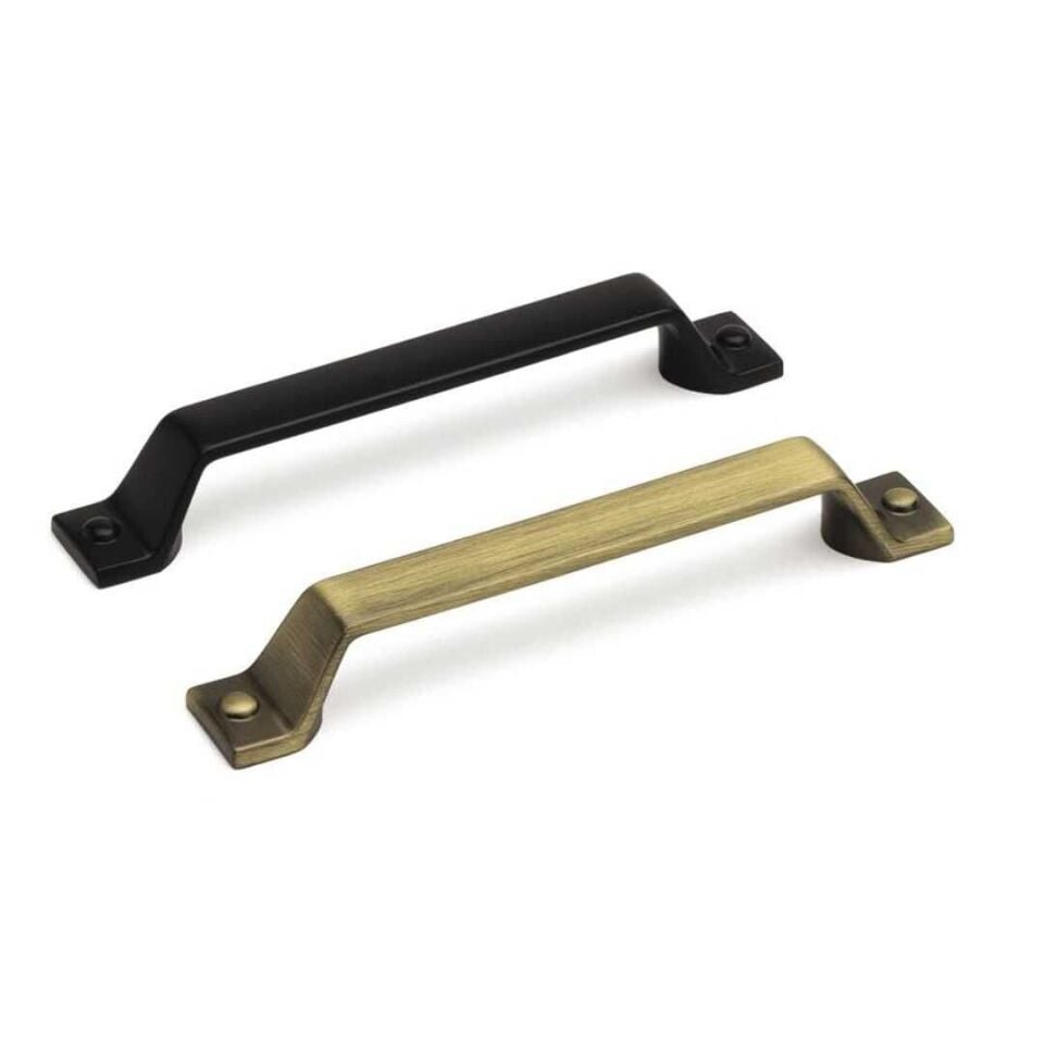 System 4582 Siyah Renk Klasik Kulp 128 mm (SY4582 0128 AL6)