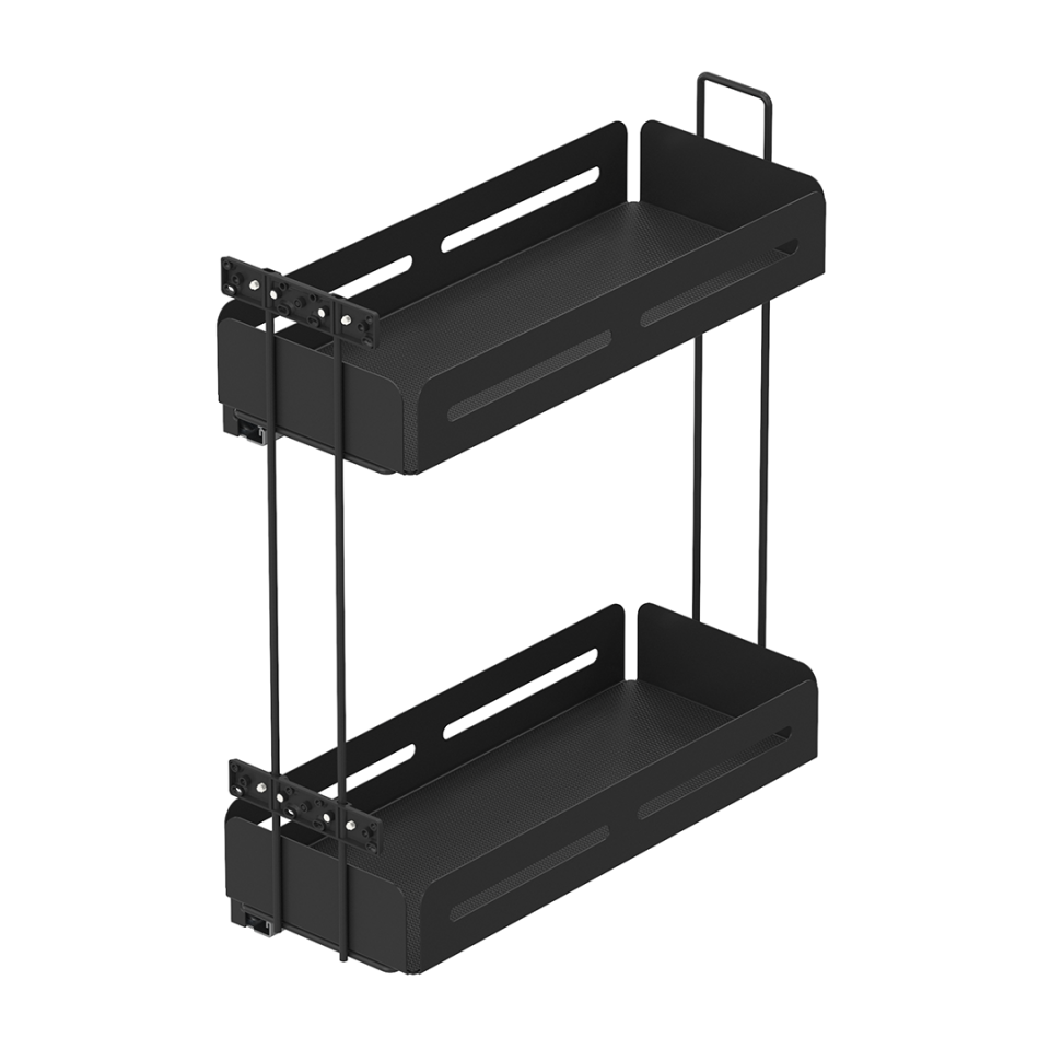 Unique Box Gizli Raylı Deterjanlık (Çift Açılım) 151 mm Sağ