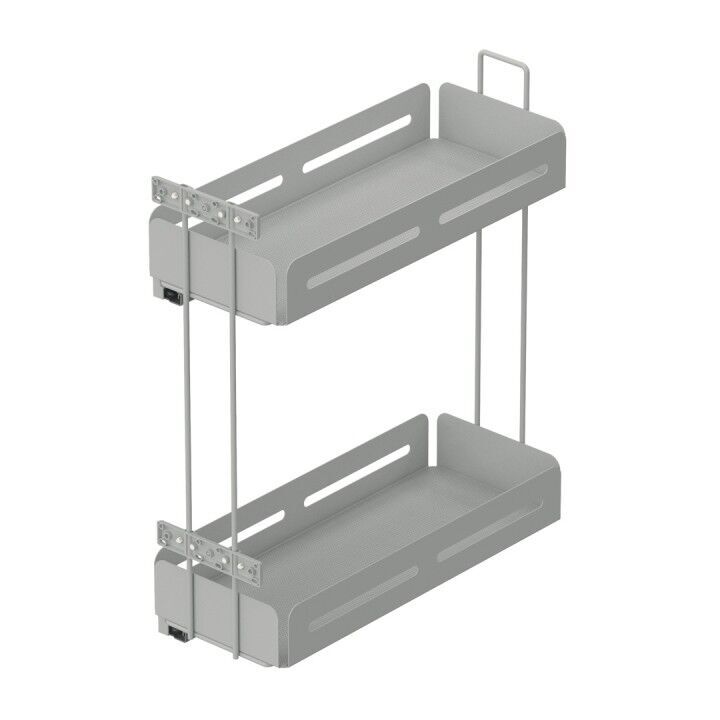 Unique Box Gizli Raylı Deterjanlık (Çift Açılım) 151 mm Sağ Beyaz