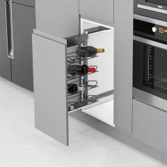 Yandan Gizli Raylı Şişe Ünitesi 260 mm Sol