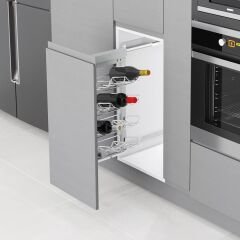 Yandan Gizli Raylı Şişe Ünitesi 260 mm Sol