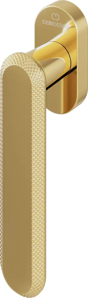 Çebi A5102 Nola Seri Pencere Kolu MP30 (Fırçalanmış Antik Pirinç)