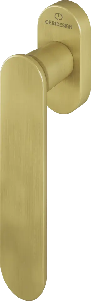 Çebi A5719 Ova Seri Pencere Kolu MP30 (Fırçalanmış Antik Pirinç)