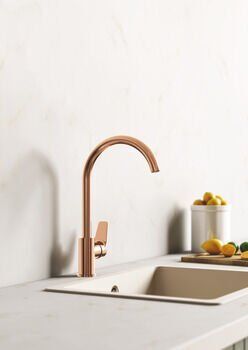 Eviye Bataryası, HÄFELE VOG, Spiralsiz, Tek Kumanda Kollu Parlak Rose