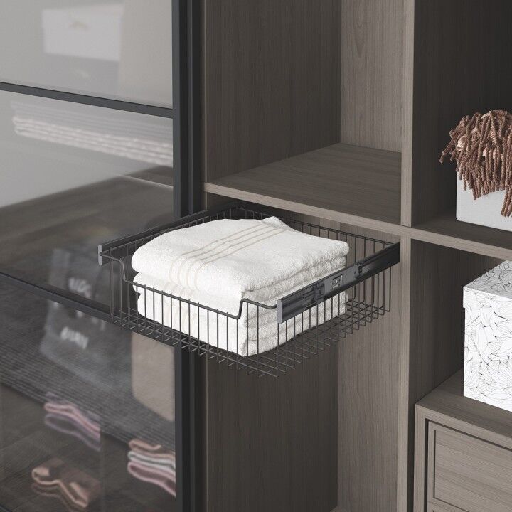 Teleskopik Raylı Çok Amaçlı Sepet (Orta Boy) 700 mm