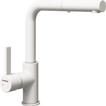 Eviye Bataryası, HÄFELE GRANADA PULL, Spiralli, Çift Fonksiyonlu El Duşu, Tek Kumanda Kollu Beyaz